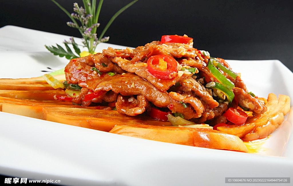 酥饼小炒牛肉