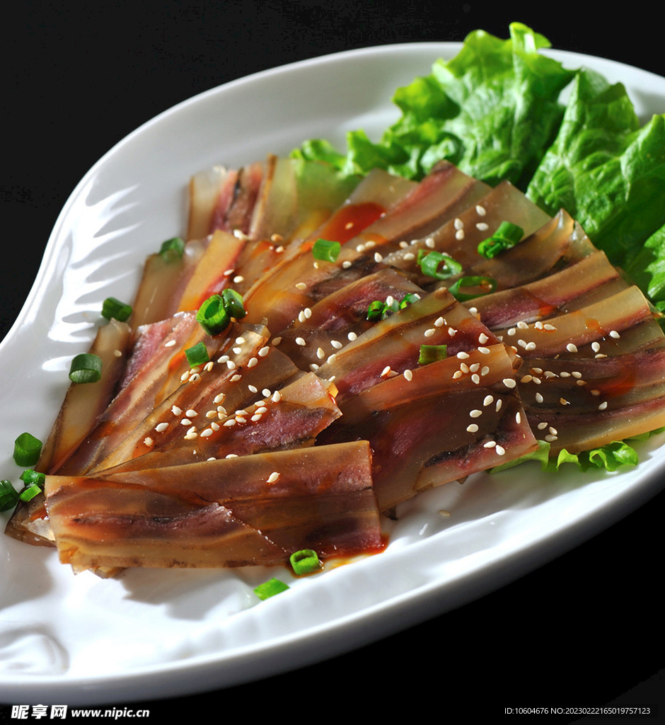 蒜泥牛头肉