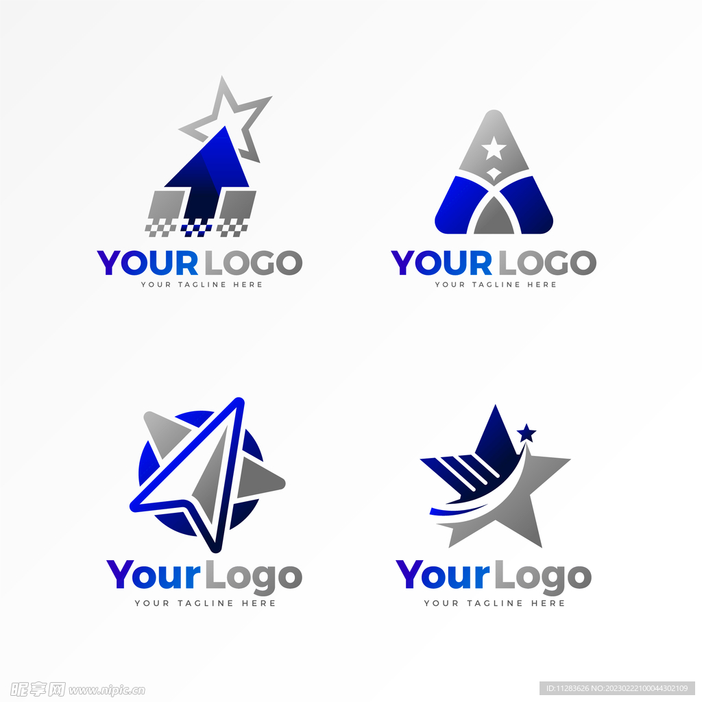 抽象星星logo