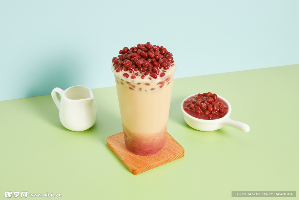 红豆奶茶