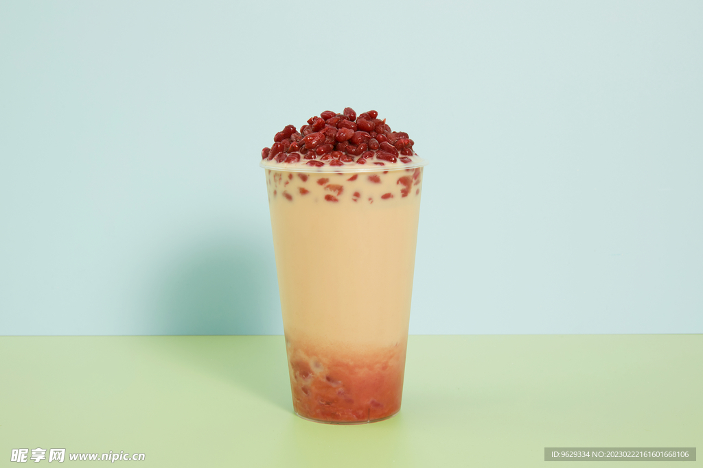红豆奶茶