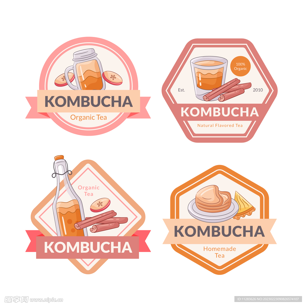 创意美食标签