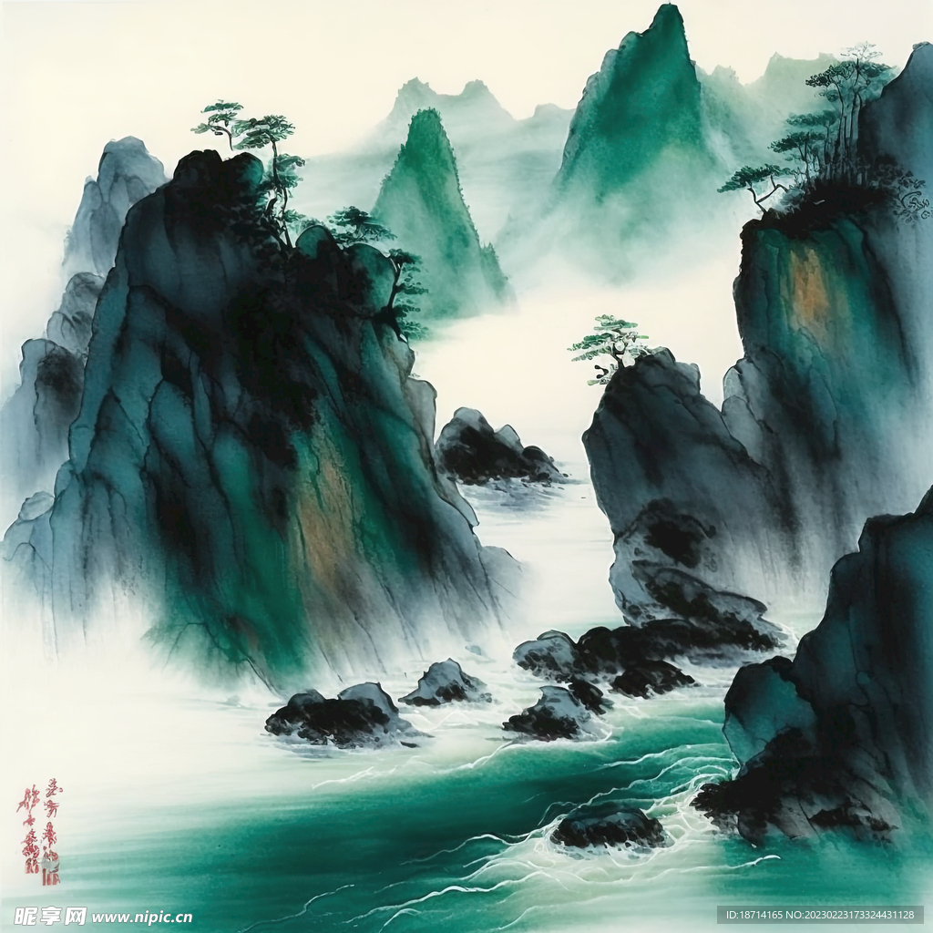 水彩画
