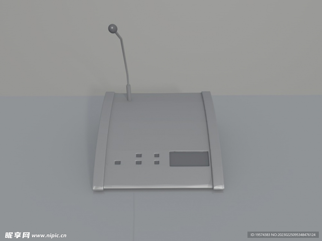 C4D模型会议话筒