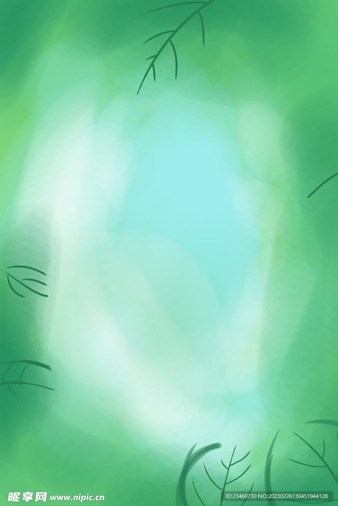 绿色背景