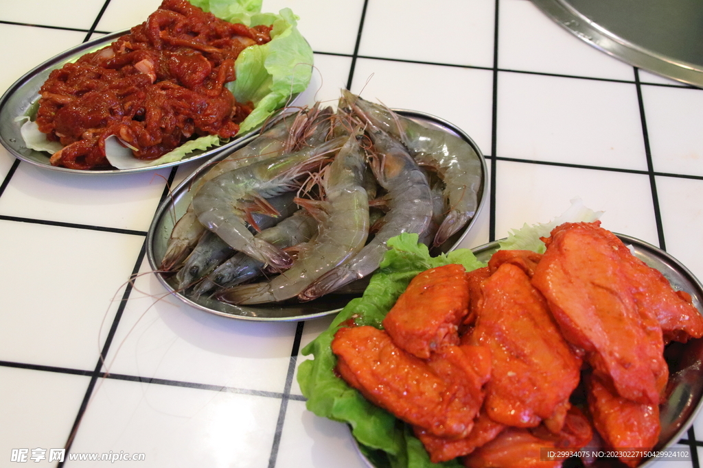 虾 牛肉 