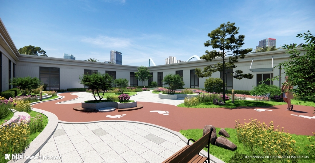 屋顶园林效果图