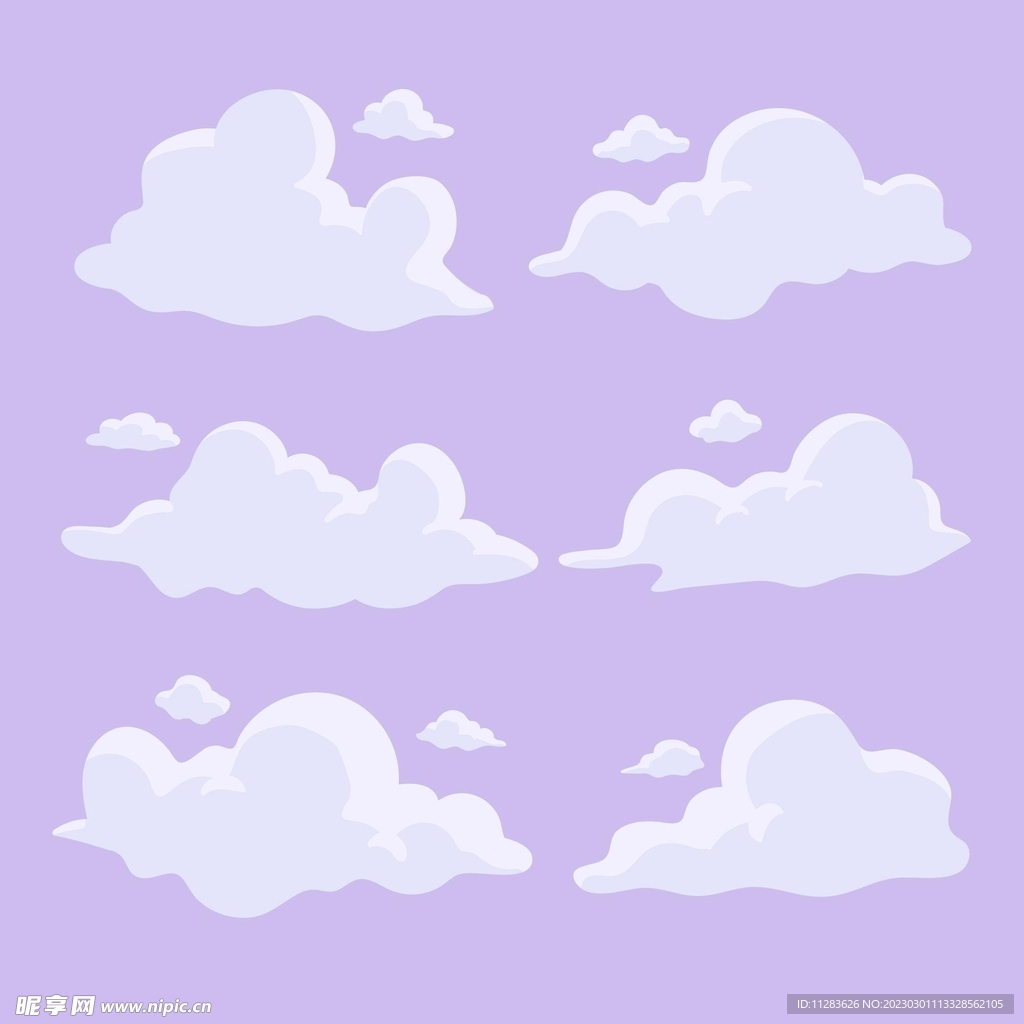 云朵矢量素材