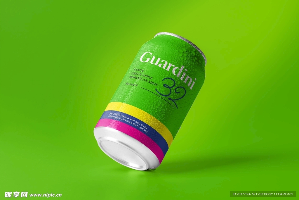 鸡尾酒易拉罐效果