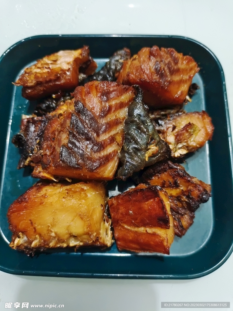 烤鱼块