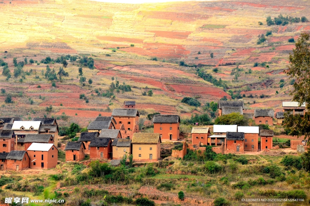 马达加斯加村庄