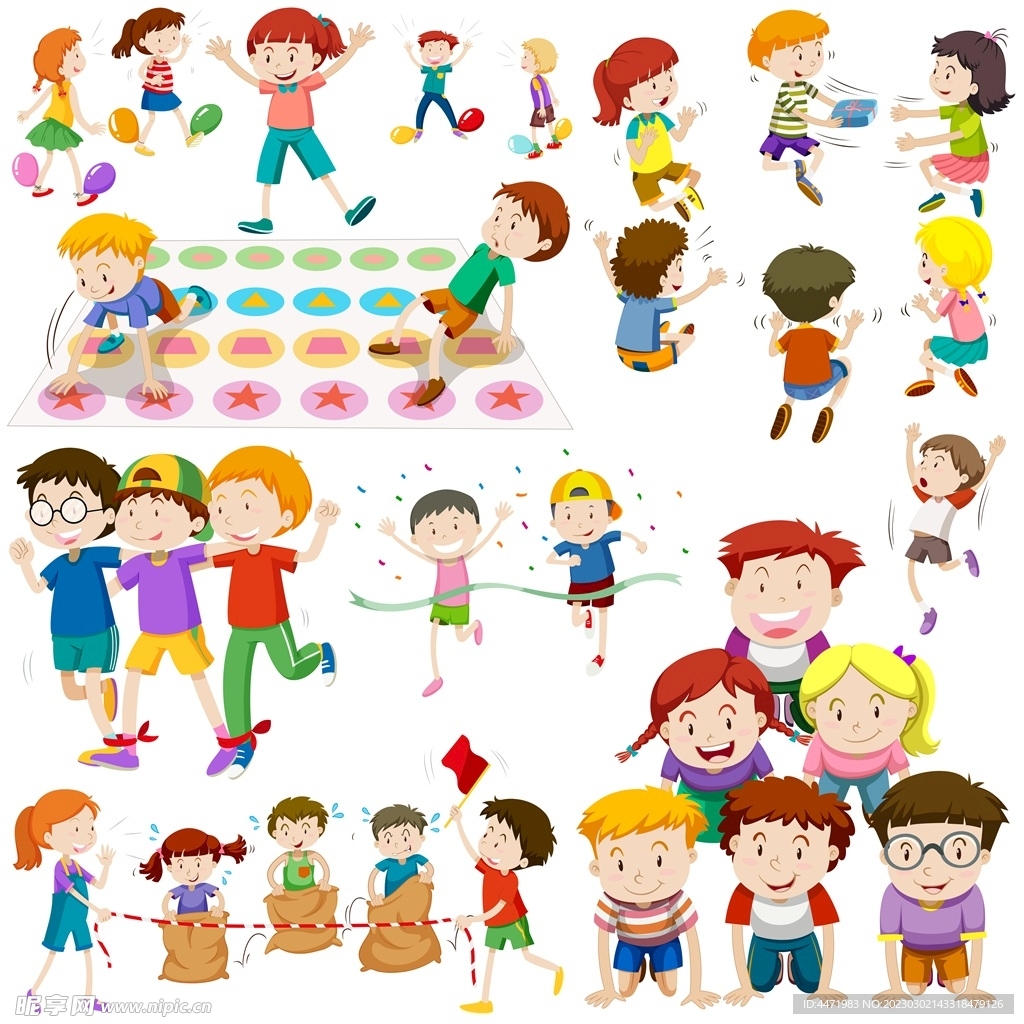 卡通小学生 