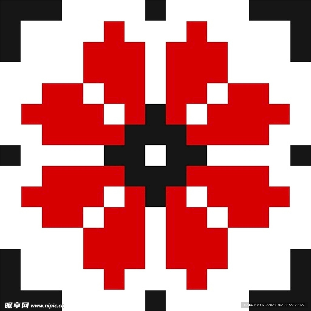 民族风花纹 