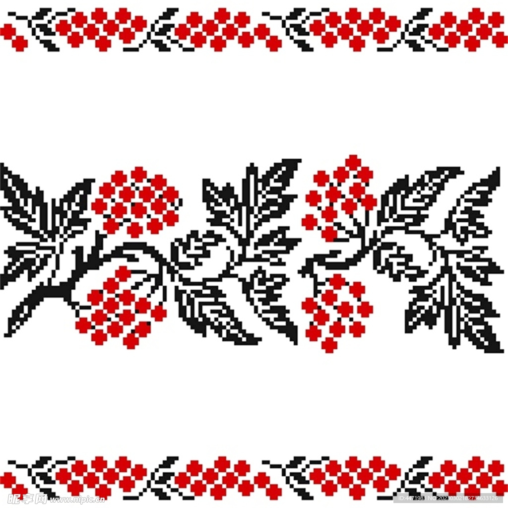 民族风花纹 