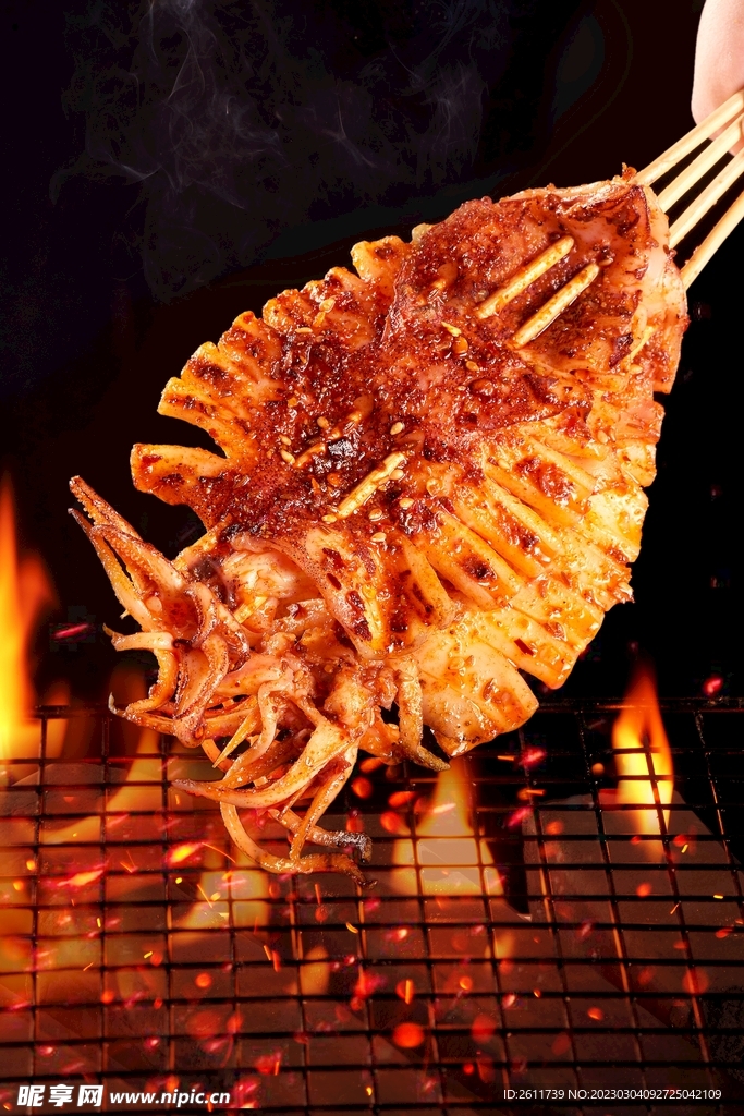 烤鱿鱼