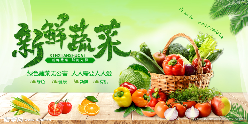 蔬菜展板