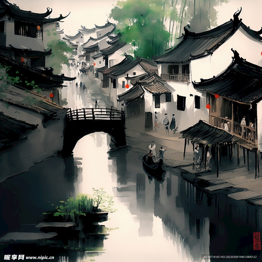 水墨江南