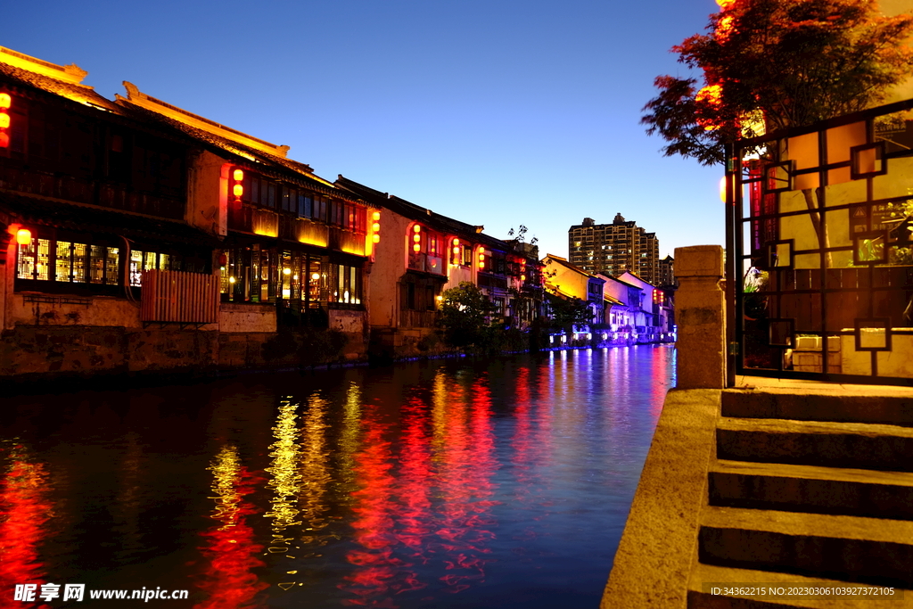 南长街 夜景 南下塘 古运河 