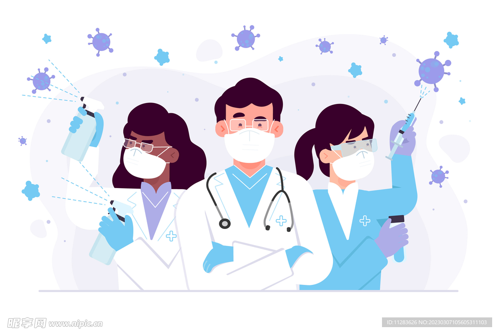 医生插画
