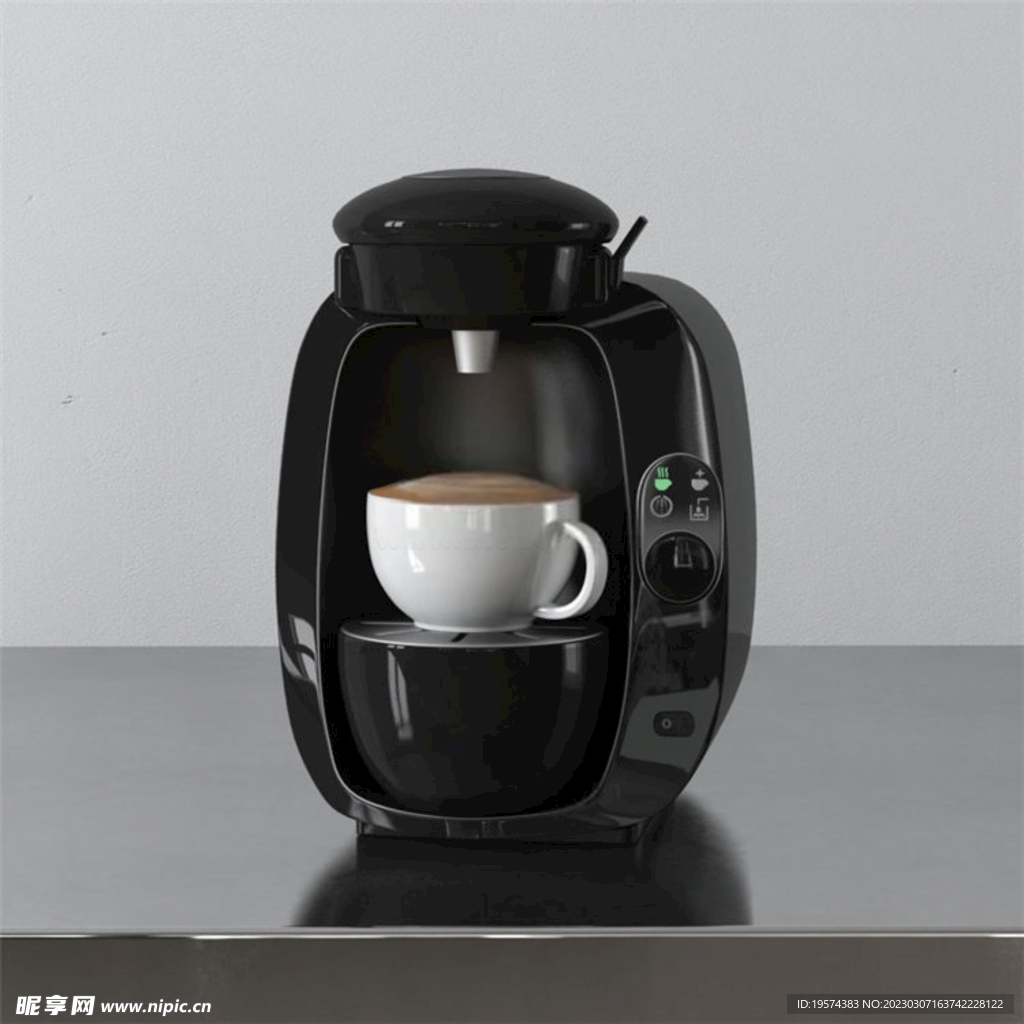 C4D模型咖啡机
