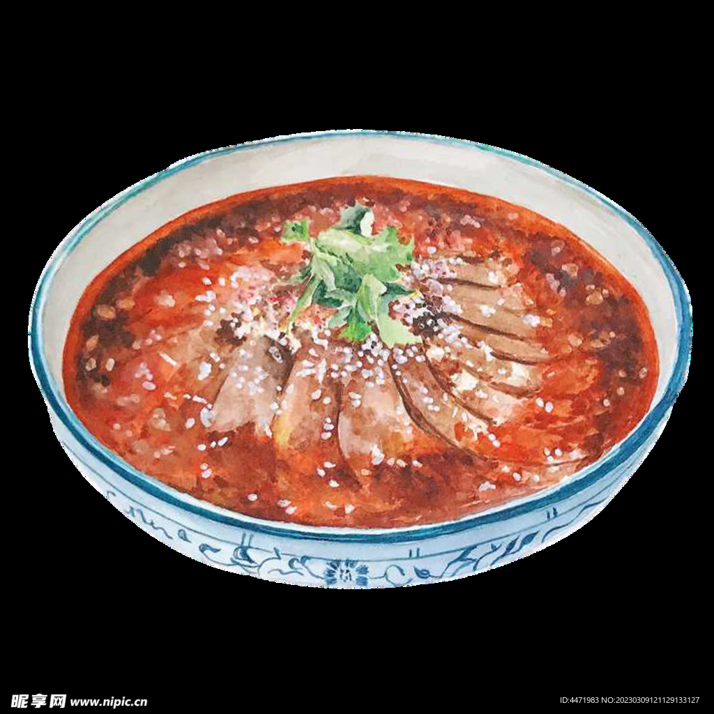 手绘夫妻肺片