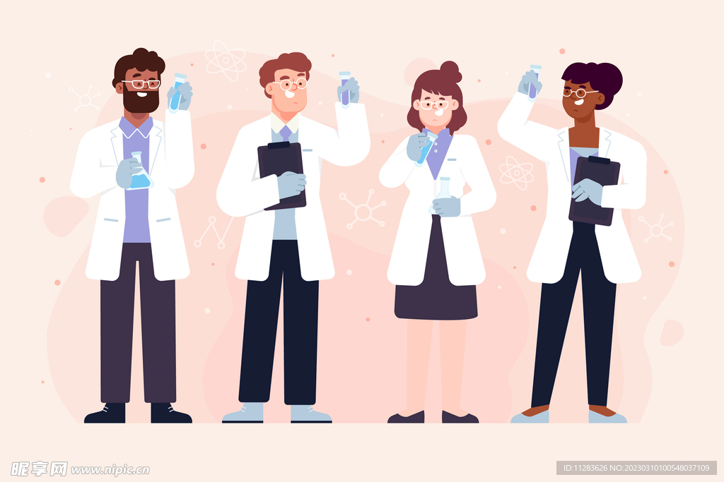 科学家插画