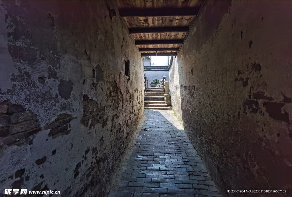 乌镇旅游过道走廊