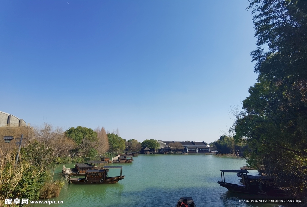 乌镇旅游小桥流水青山绿水