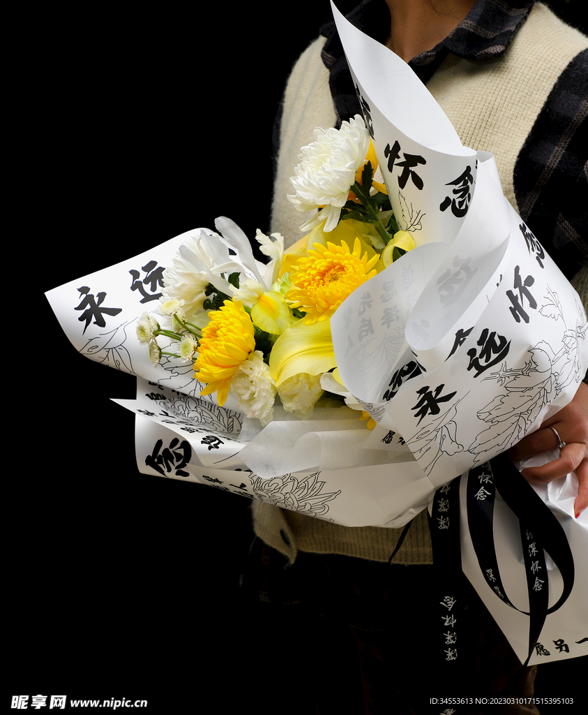 清明节 鲜花 花朵 拍摄 摄影