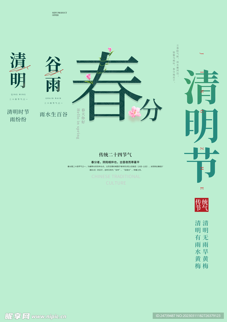 清明文字