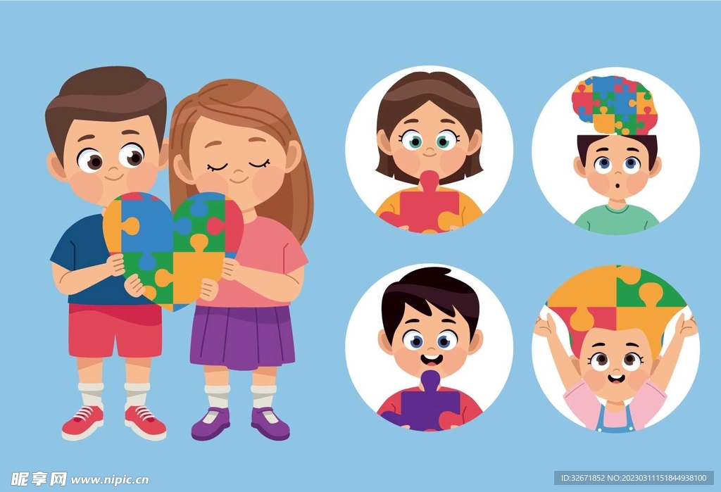 小孩子合作