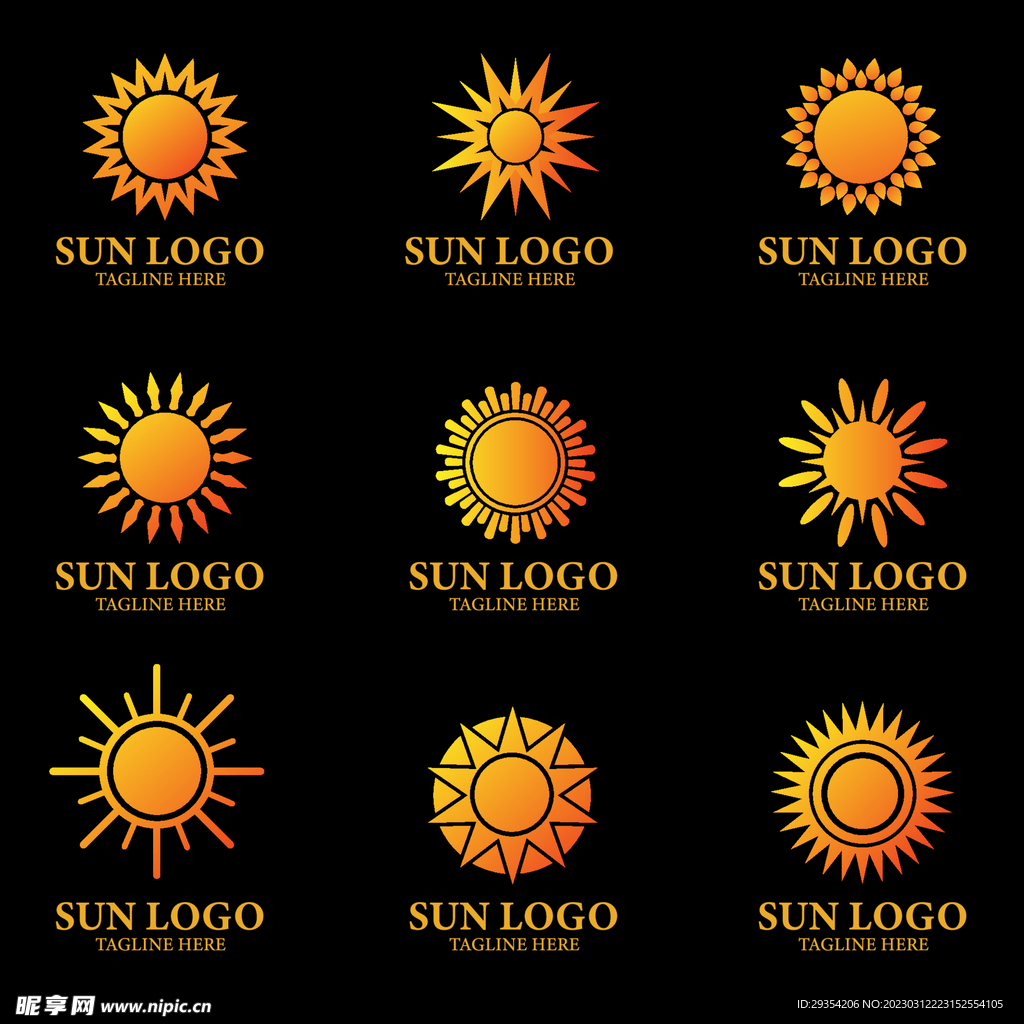 太阳logo