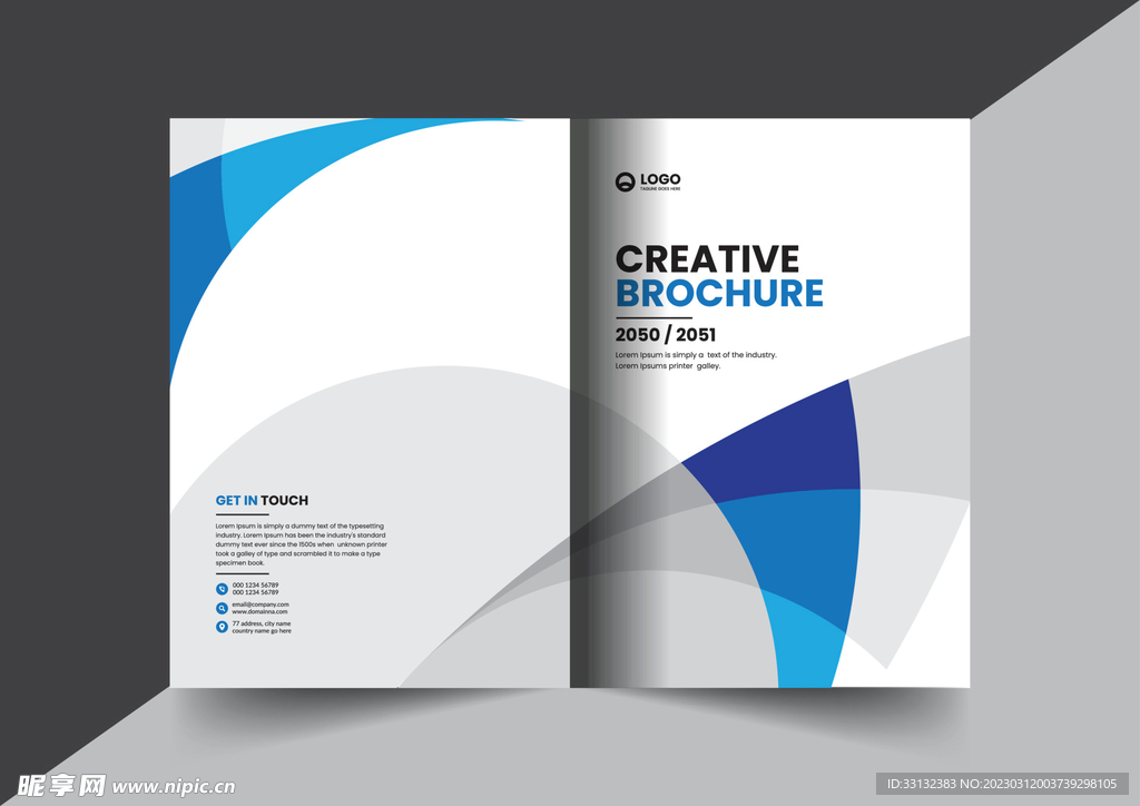 画册 单页 封面模板 