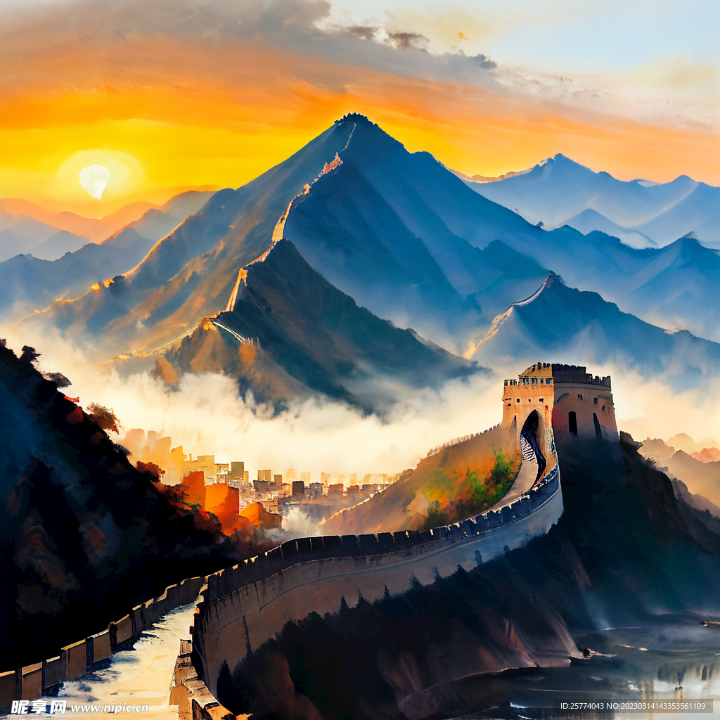 油画风景