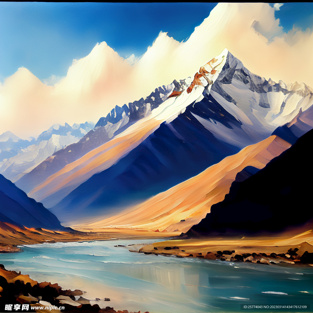 油画风景