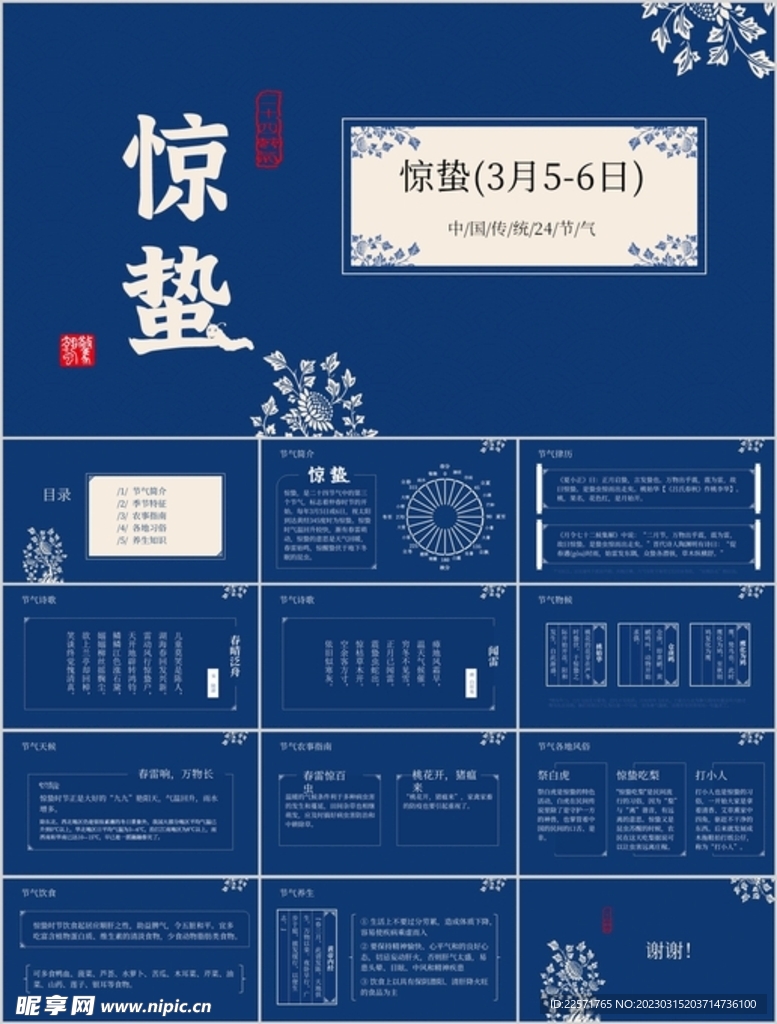 24节气惊蛰ppt课件