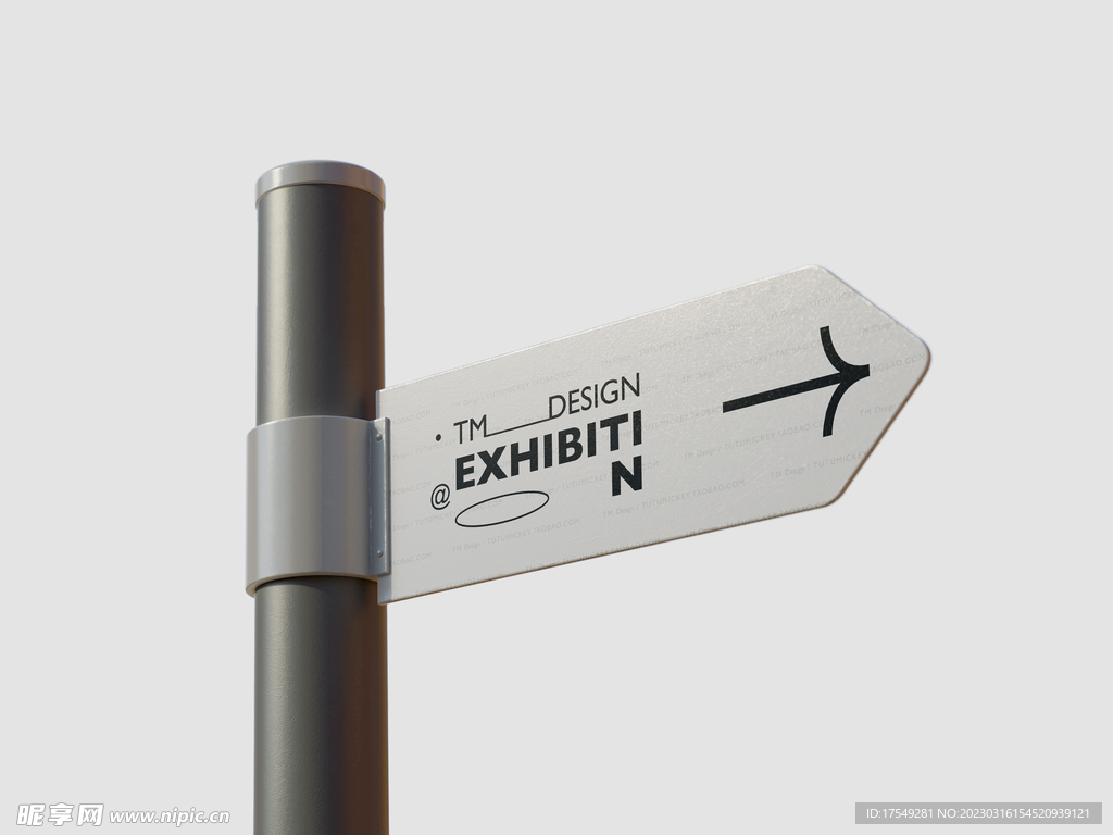 指示牌样机