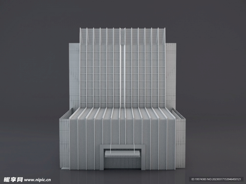 C4D模型写字楼