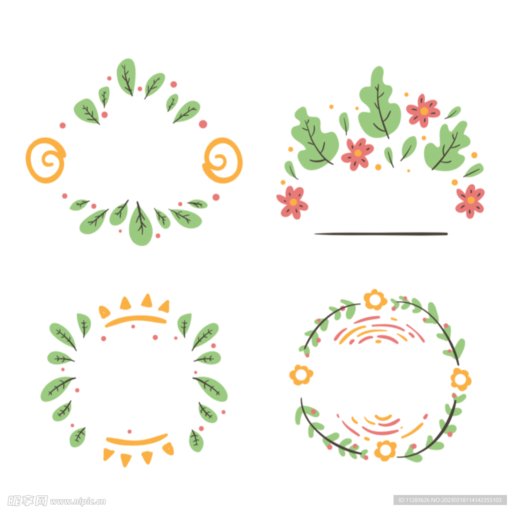 花草标签