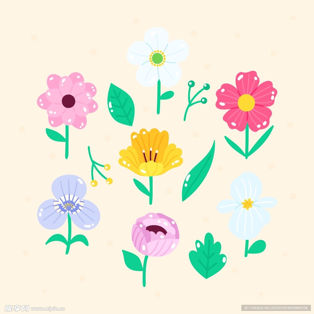 鲜花素材