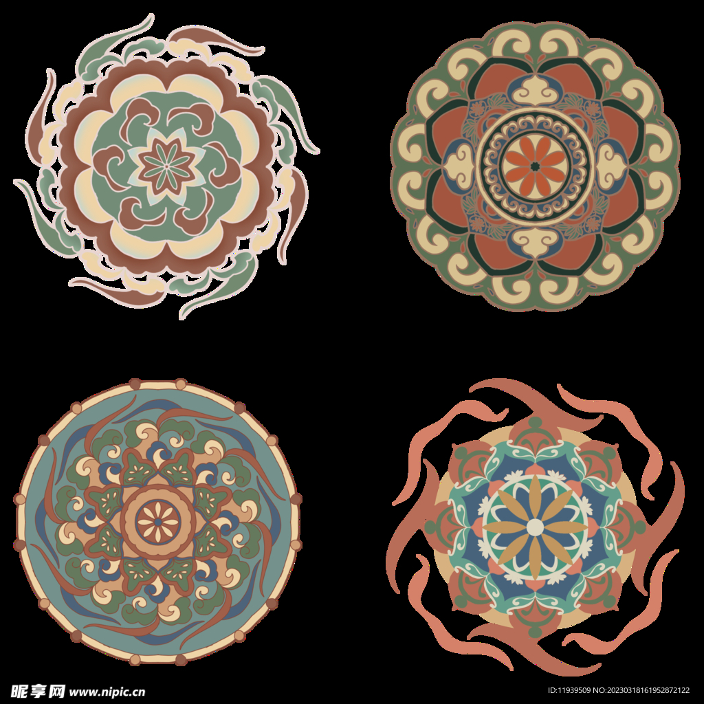 民族花纹