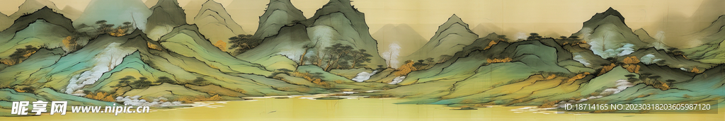 国画山水画