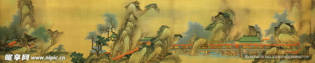国画山水画