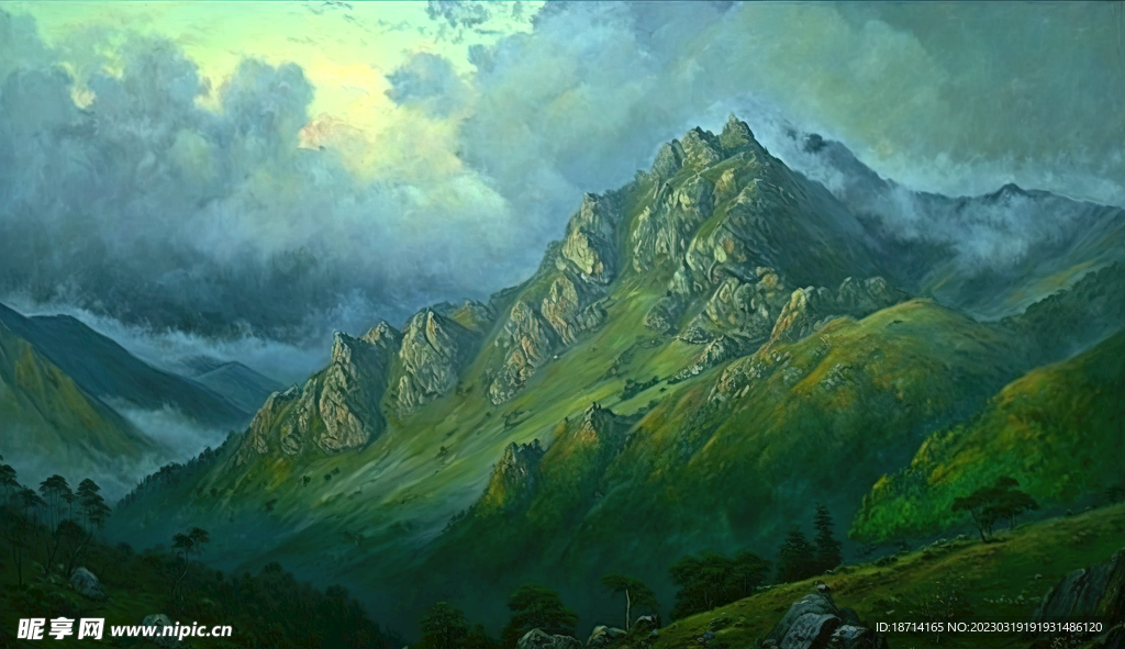 风景油画