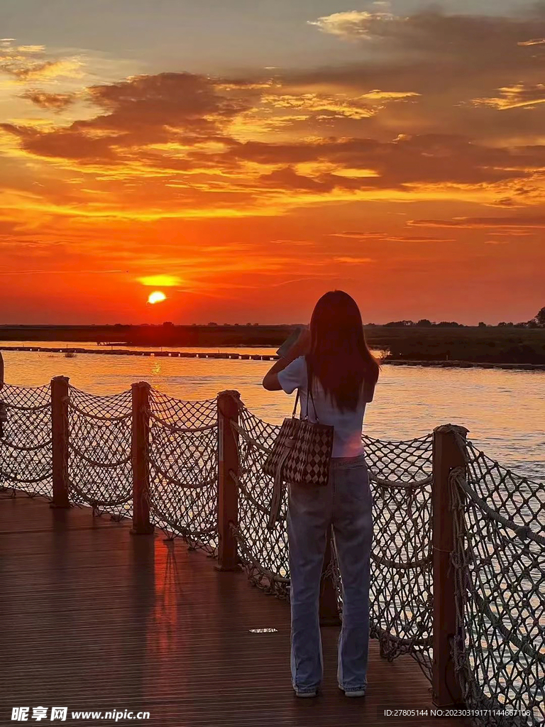 落日美景