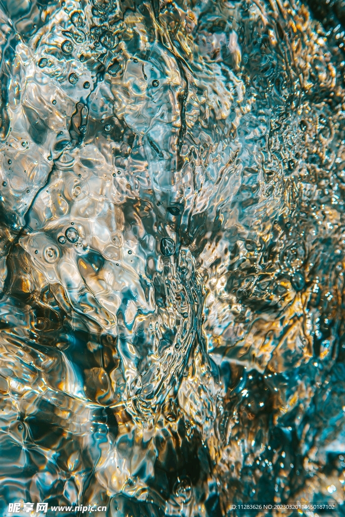 水纹理背景