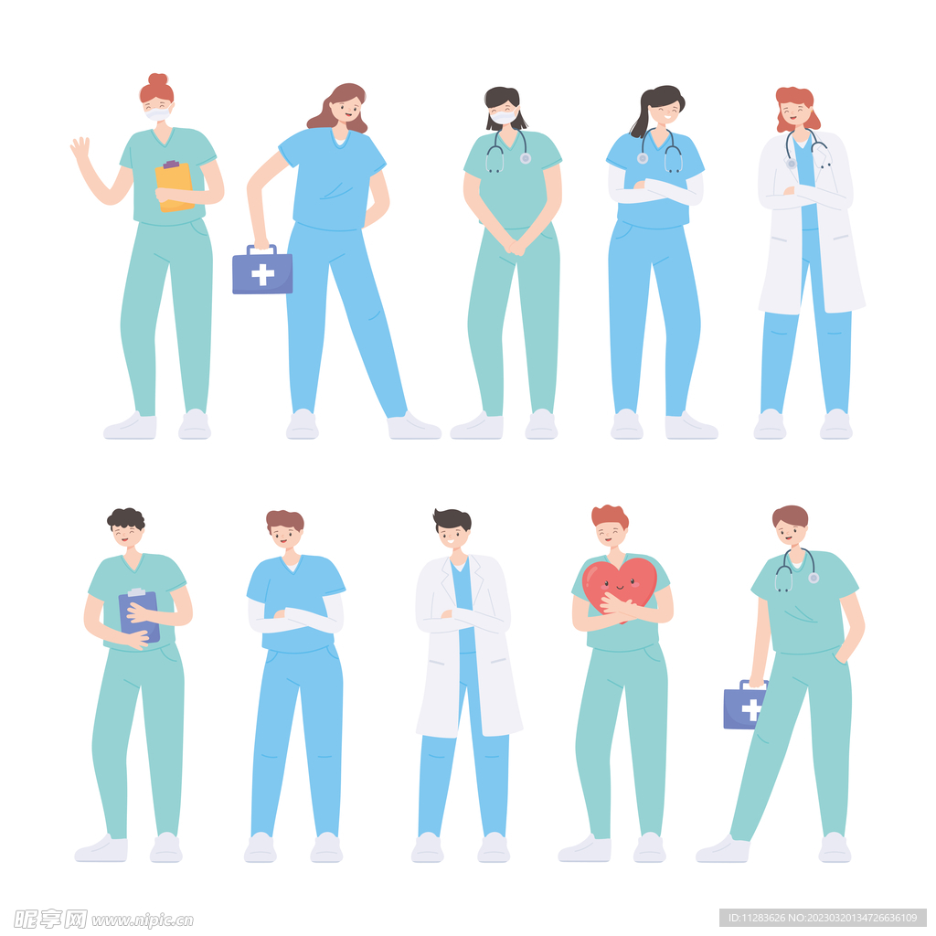 医学学生插画
