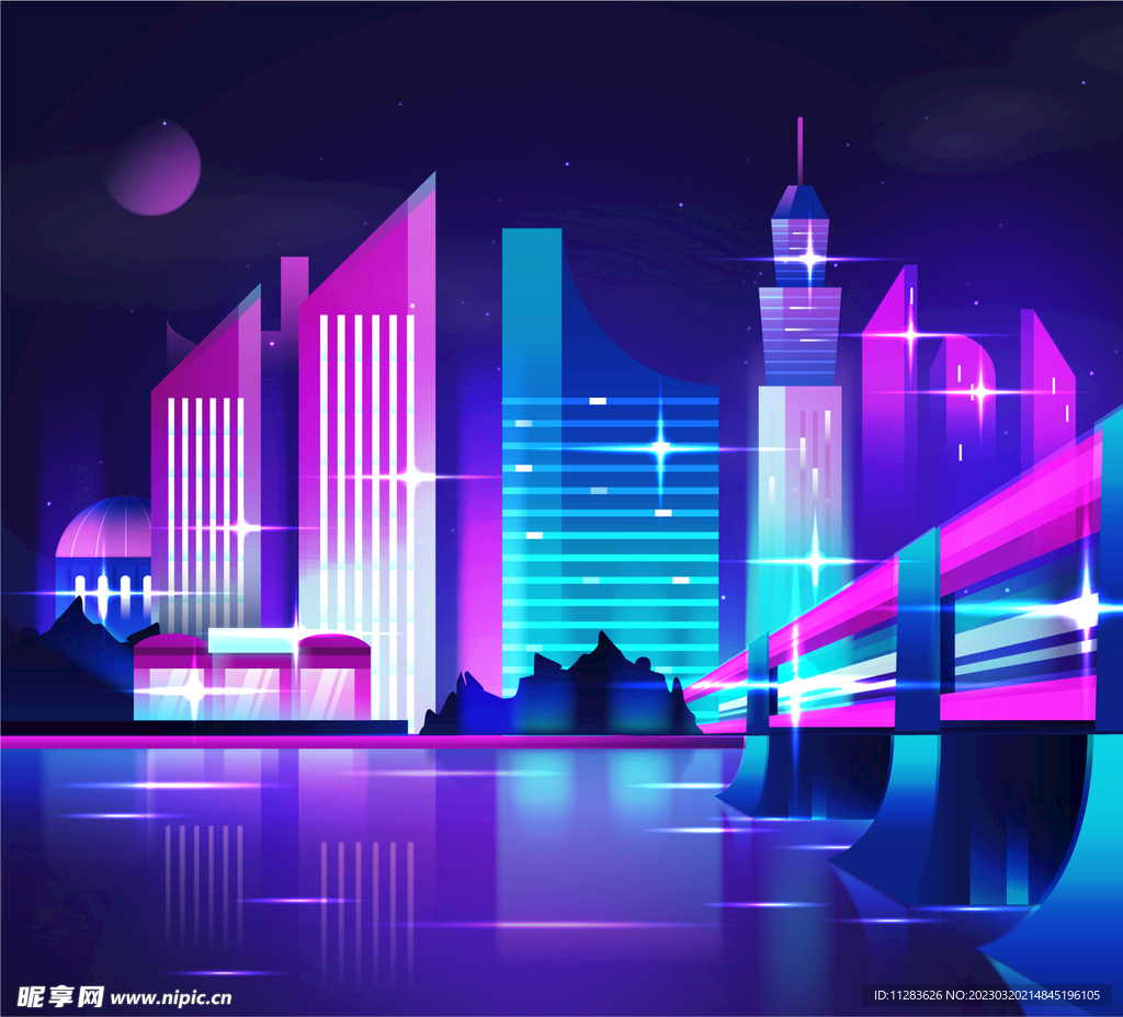 霓虹城市