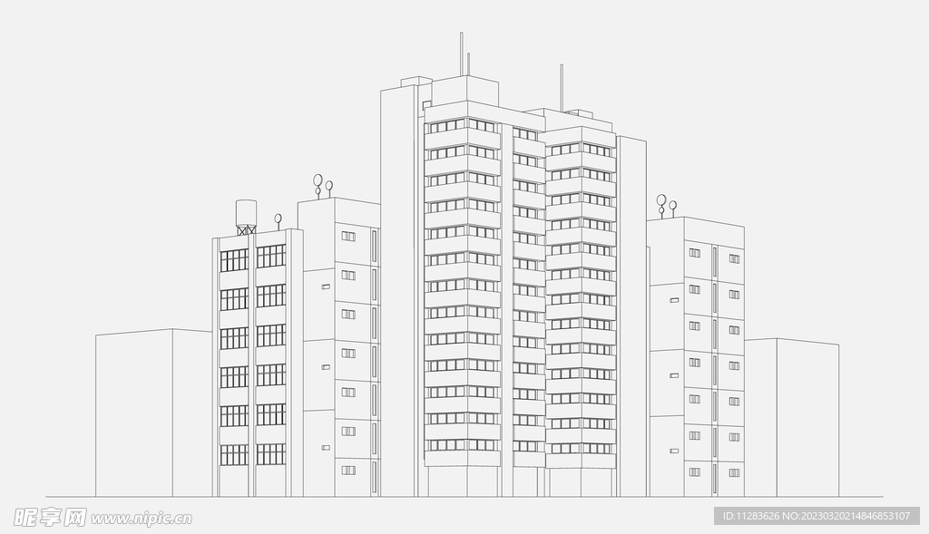 线条城市
