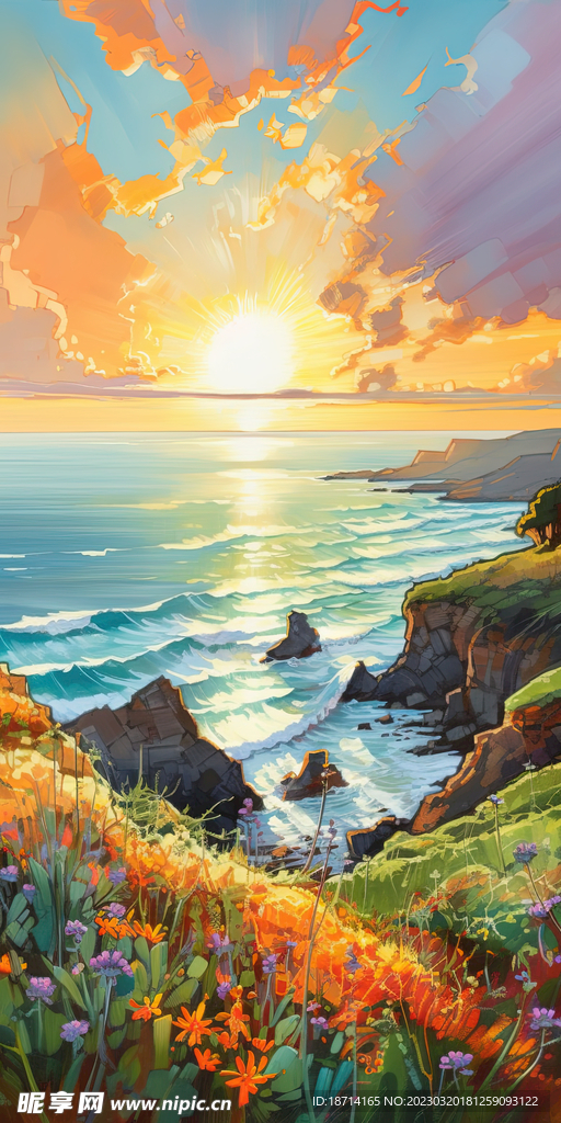 水彩风景画